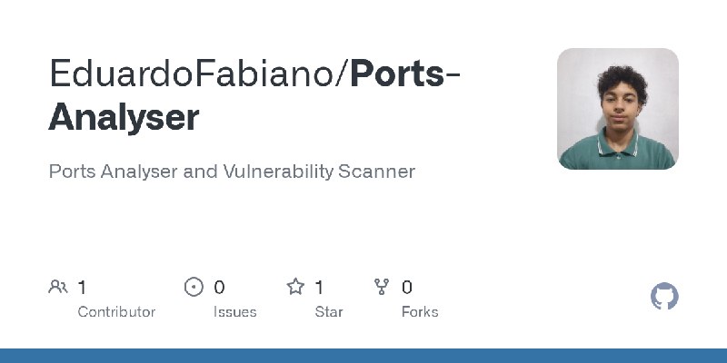 GitHub - EduardoFabiano/Ports-Analyser: Ports Analyser and Vulnerability Scanner