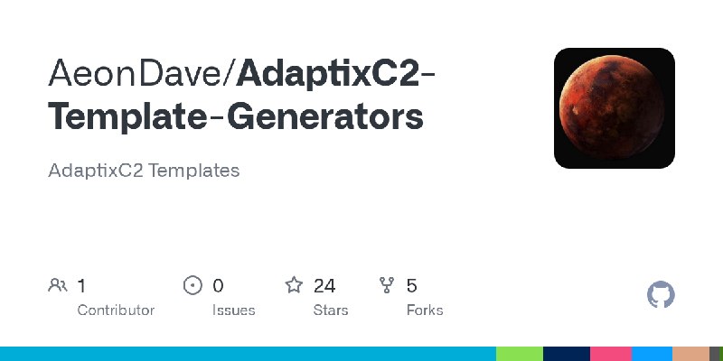 GitHub - AeonDave/AdaptixC2-Template-Generators: AdaptixC2 Templates