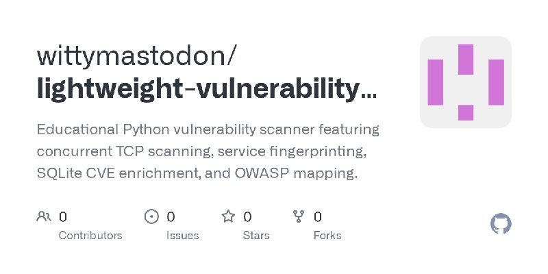 wittymastodon/lightweight-vulnerability-scanner