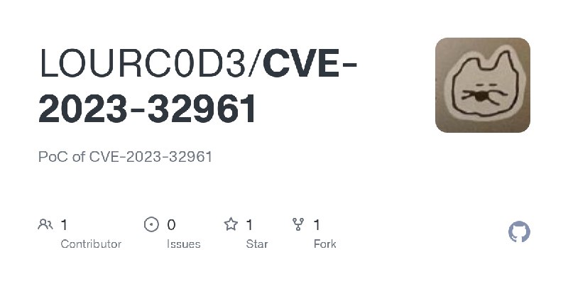 GitHub - LOURC0D3/CVE-2023-32961: PoC of CVE-2023-32961