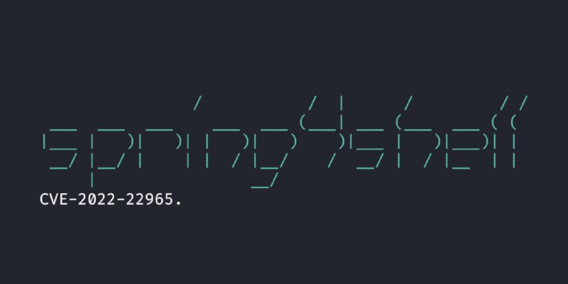 GitHub - p1ckzi/CVE-2022-22965: spring4shell | CVE-2022-22965