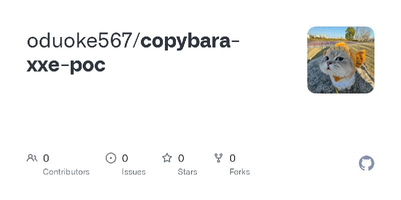 GitHub - oduoke567/copybara-xxe-poc