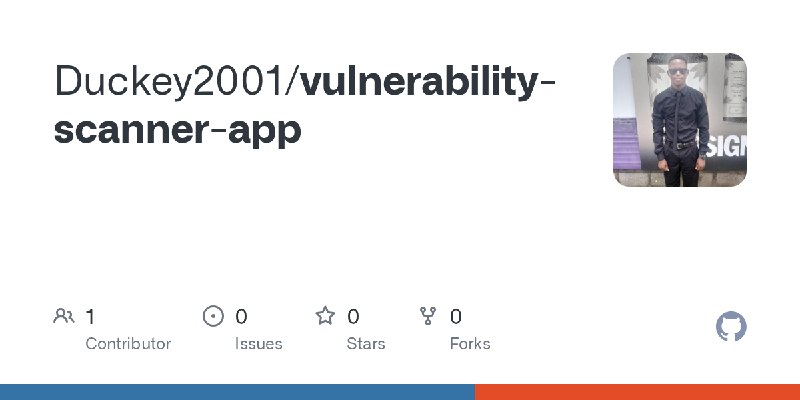GitHub - Duckey2001/vulnerability-scanner-app