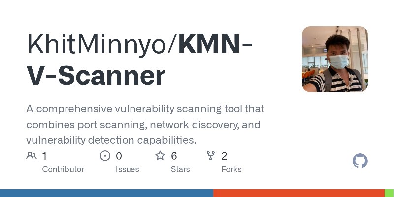 GitHub - KhitMinnyo/KMN-V-Scanner: A comprehensive vulnerability scanning tool that combines port scanning, network discovery,…