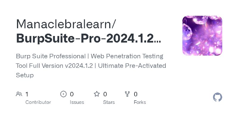 GitHub - Manaclebralearn/BurpSuite-Pro-2024.1.2-PreActivated: Burp Suite Professional | Web Penetration Testing Tool Full Version…