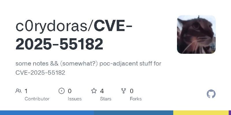 GitHub - c0rydoras/CVE-2025-55182: some notes && (somewhat?) poc-adjacent stuff for CVE-2025-55182