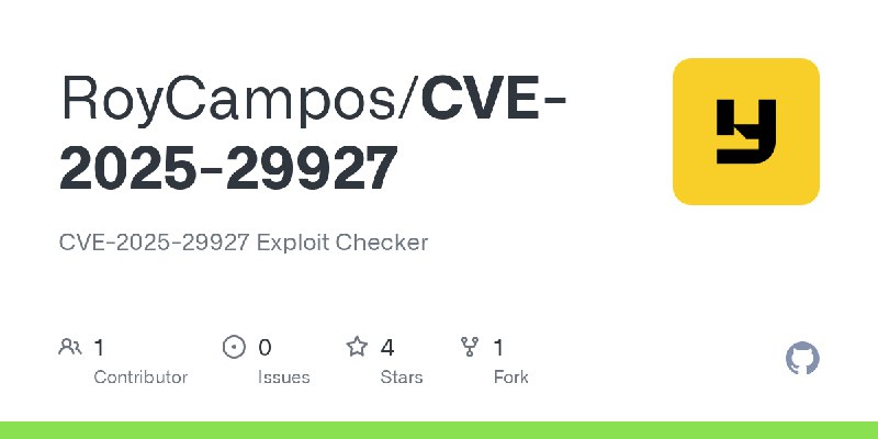 GitHub - RoyCampos/CVE-2025-29927: CVE-2025-29927 Exploit Checker