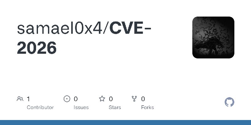 GitHub - samael0x4/CVE-2026
