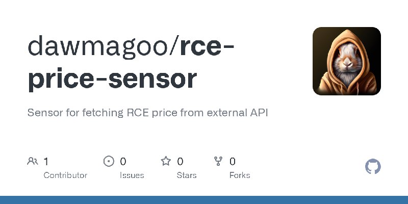 GitHub - dawmagoo/rce-price-sensor: Sensor for fetching RCE price from external API