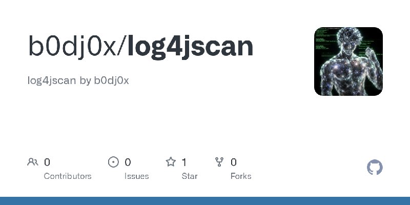 GitHub - b0dj0x/log4jscan: log4jscan by b0dj0x