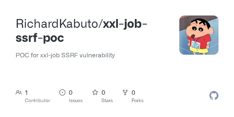 GitHub - RichardKabuto/xxl-job-ssrf-poc: POC for xxl-job SSRF vulnerability