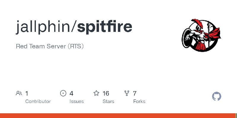 GitHub - jallphin/spitfire: Red Team Server (RTS)