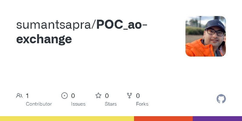 GitHub - sumantsapra/POC_ao-exchange