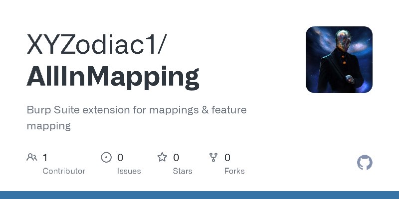 GitHub - XYZodiac1/AllInMapping: Burp Suite extension for mappings & feature mapping
