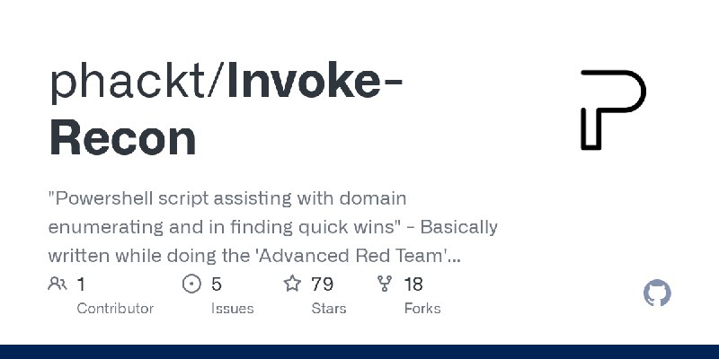 GitHub - phackt/Invoke-Recon: 
