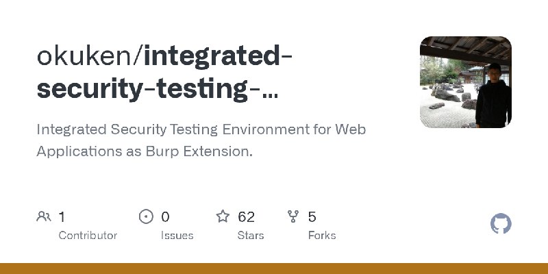 GitHub - okuken/integrated-security-testing-environment: Integrated Security Testing Environment for Web Applications as Burp Extension.