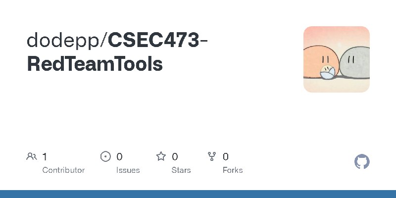 GitHub - dodepp/CSEC473-RedTeamTools