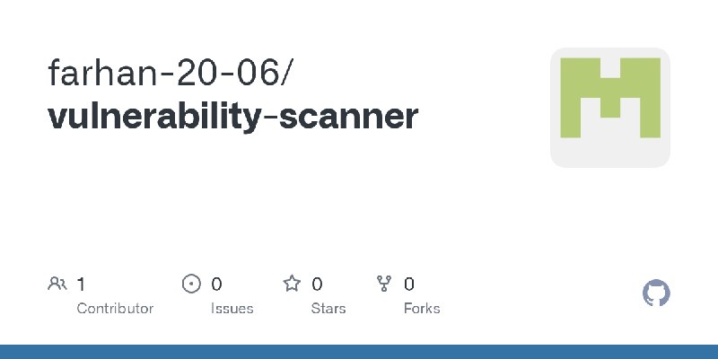 GitHub - farhan-20-06/vulnerability-scanner