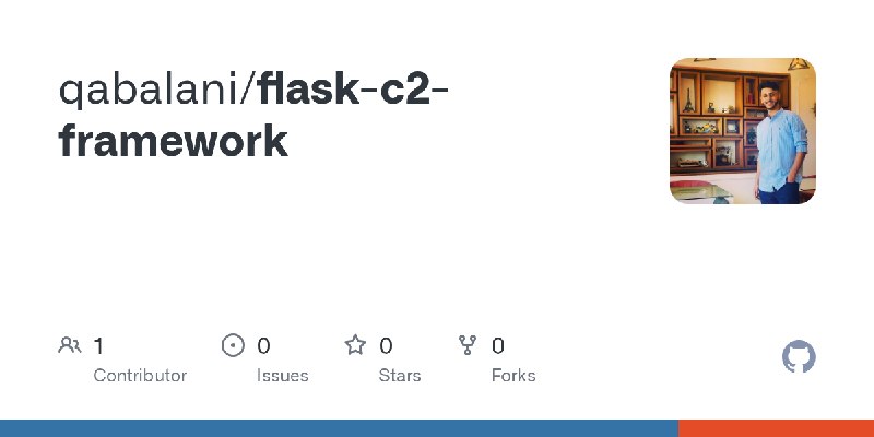 GitHub - qabalani/flask-c2-framework