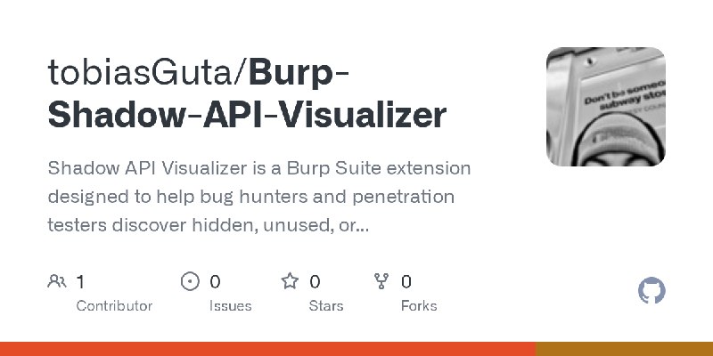 GitHub - tobiasGuta/Burp-Shadow-API-Visualizer: Shadow API Visualizer is a Burp Suite extension designed to help bug hunters and…