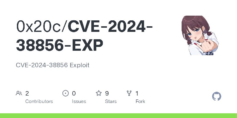 GitHub - 0x20c/CVE-2024-38856-EXP: CVE-2024-38856 Exploit
