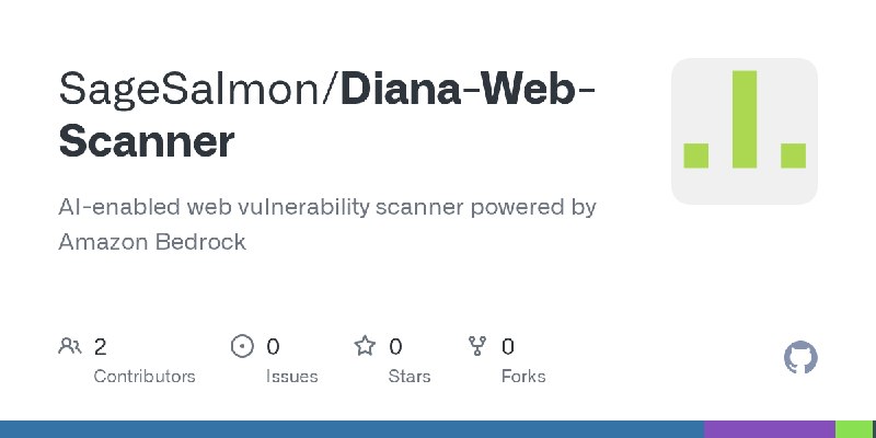 GitHub - SageSalmon/Diana-Web-Scanner: AI-enabled web vulnerability scanner powered by Amazon Bedrock