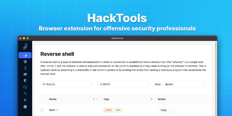 GitHub - LasCC/HackTools: The all-in-one browser extension for offensive security professionals 🛠