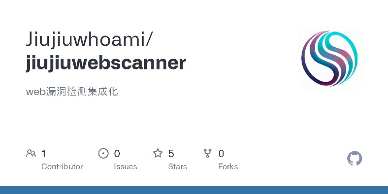 GitHub - Jiujiuwhoami/jiujiuwebscanner: web漏洞检测集成化