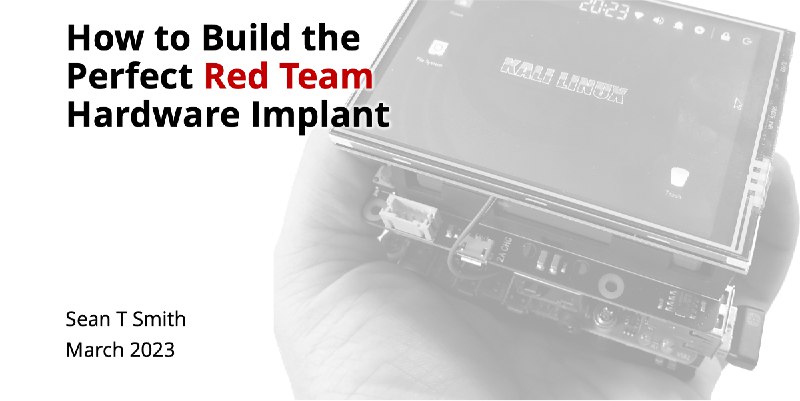 GitHub - sean-t-smith/T-Mobster_Implant: Purpose-built Red Team network hardware implant made from common components.