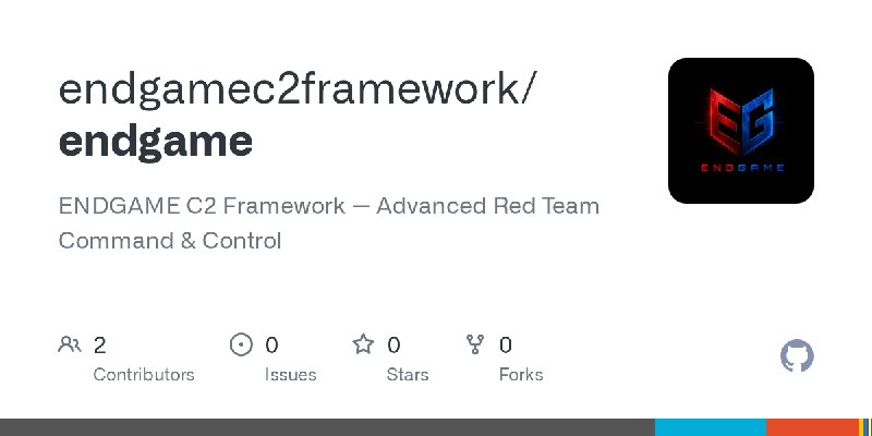 GitHub - endgamec2framework/endgame: ENDGAME C2 Framework — Advanced Red Team Command & Control