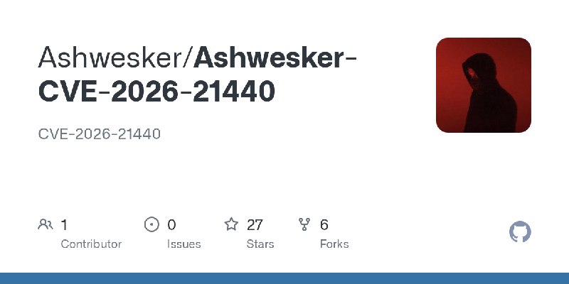 GitHub - Ashwesker/Ashwesker-CVE-2026-21440: CVE-2026-21440