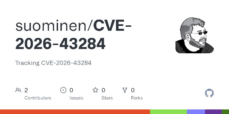 GitHub - suominen/CVE-2026-43284: Tracking CVE-2026-43284