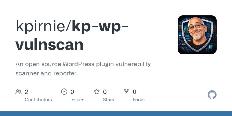 GitHub - kpirnie/kp-wp-vulnscan: An open source WordPress plugin vulnerability scanner and reporter.