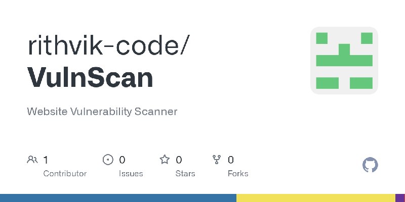 GitHub - rithvik-code/VulnScan: Website Vulnerability Scanner