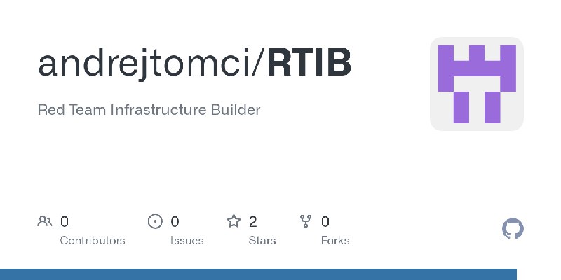 GitHub - andrejtomci/RTIB: Red Team Infrastructure Builder