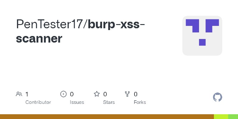 GitHub - PenTester17/burp-xss-scanner
