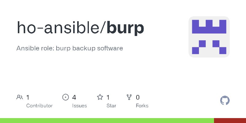GitHub - ho-ansible/burp: Ansible role: burp backup software