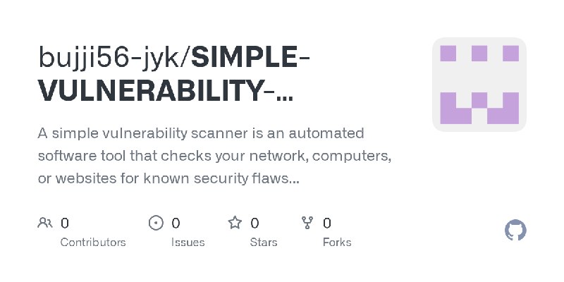 bujji56-jyk/SIMPLE-VULNERABILITY-SCANNER