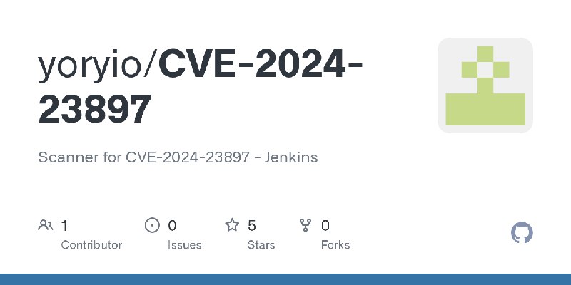 GitHub - yoryio/CVE-2024-23897: Scanner for CVE-2024-23897 - Jenkins
