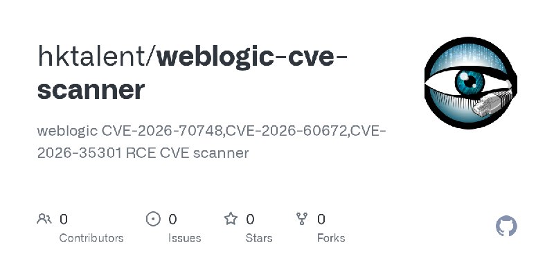hktalent/weblogic-cve-scanner