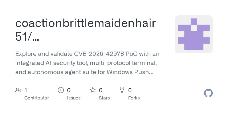 GitHub - coactionbrittlemaidenhair51/coactionbrittlemaidenhair51.github.io: Explore and validate CVE-2026-42978 PoC with an integrated…