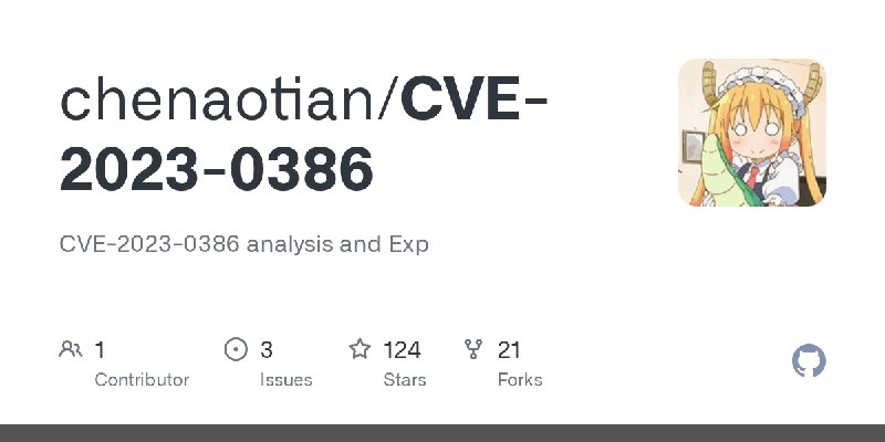 GitHub - chenaotian/CVE-2023-0386: CVE-2023-0386 analysis and Exp