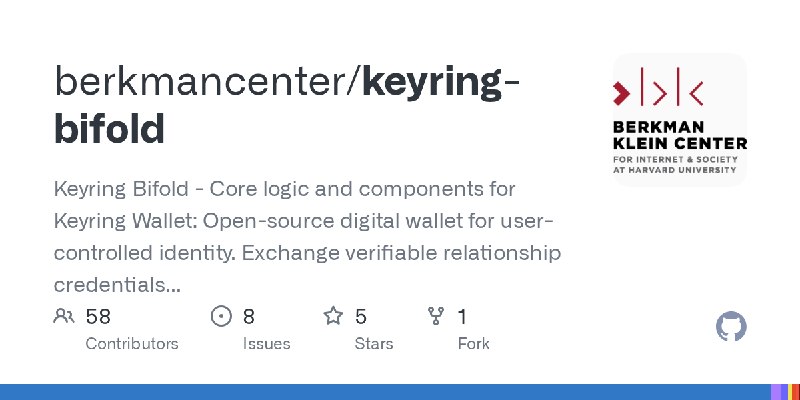 GitHub - berkmancenter/keyring-bifold: Keyring Bifold - Core logic and components for Keyring Wallet: Open-source digital wallet…