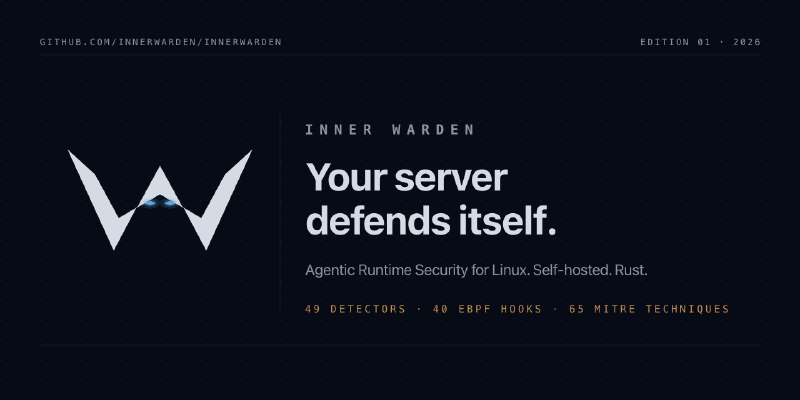 GitHub - InnerWarden/innerwarden: Local safety layer for AI agents that use the terminal. Screens risky commands and MCP/tool calls…