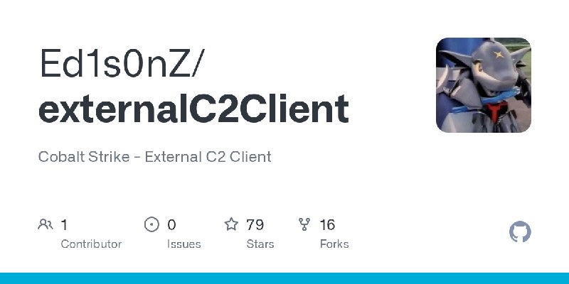 GitHub - Ed1s0nZ/externalC2Client: Cobalt Strike - External C2 Client