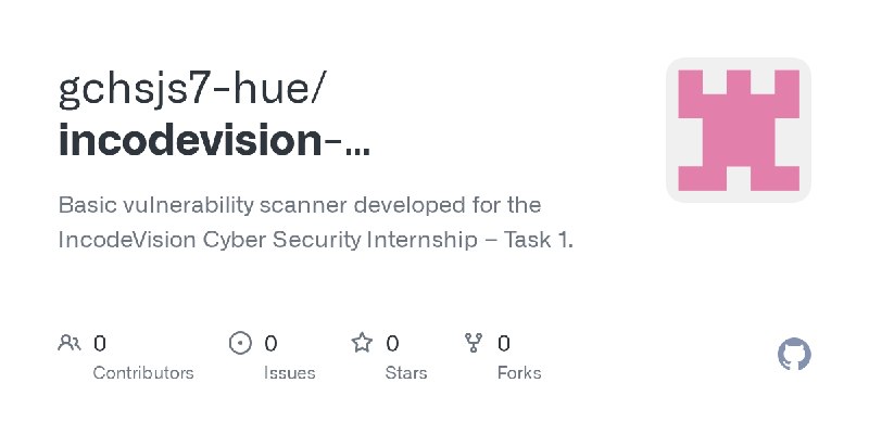 gchsjs7-hue/incodevision-vulnerability-scanner