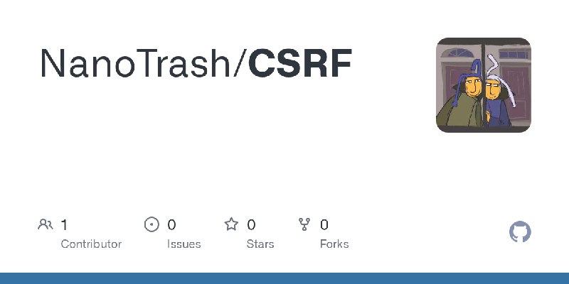 GitHub - NanoTrash/CSRF