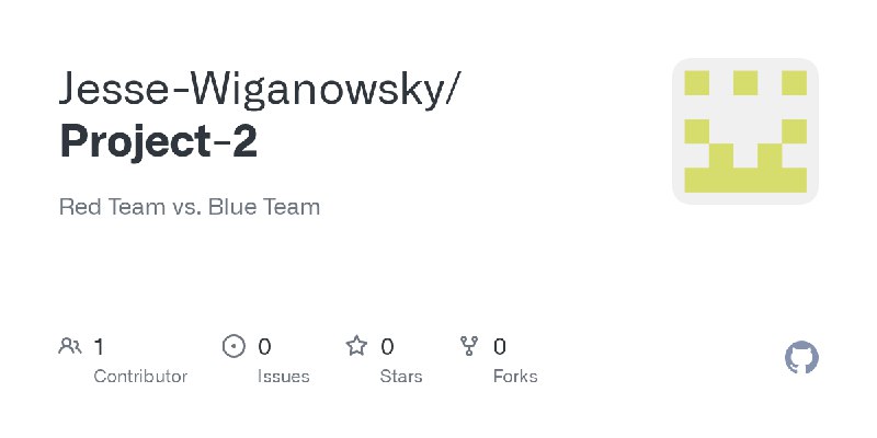 GitHub - Jesse-Wiganowsky/Project-2: Red Team vs. Blue Team