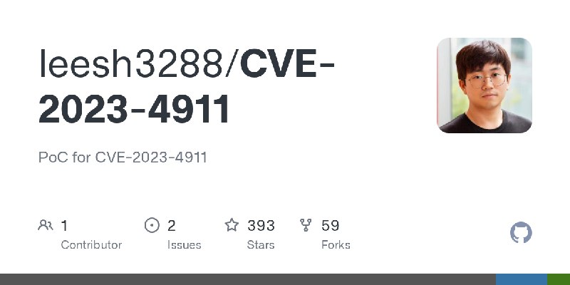 GitHub - leesh3288/CVE-2023-4911: PoC for CVE-2023-4911