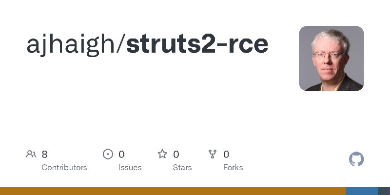GitHub - ajhaigh/struts2-rce
